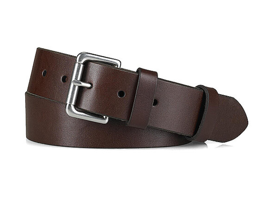 Polo Ralph Lauren Cinturón de cuero marrón 34