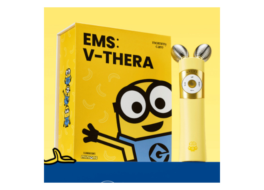 mommy care – EMS V-THERA [Minions Set with gift – Hair Pin & Cleansing Headband] – 262g
