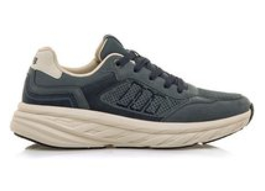 Zapatillas Mustang 2025 V Attitude Hombre Azul Knitting Azul