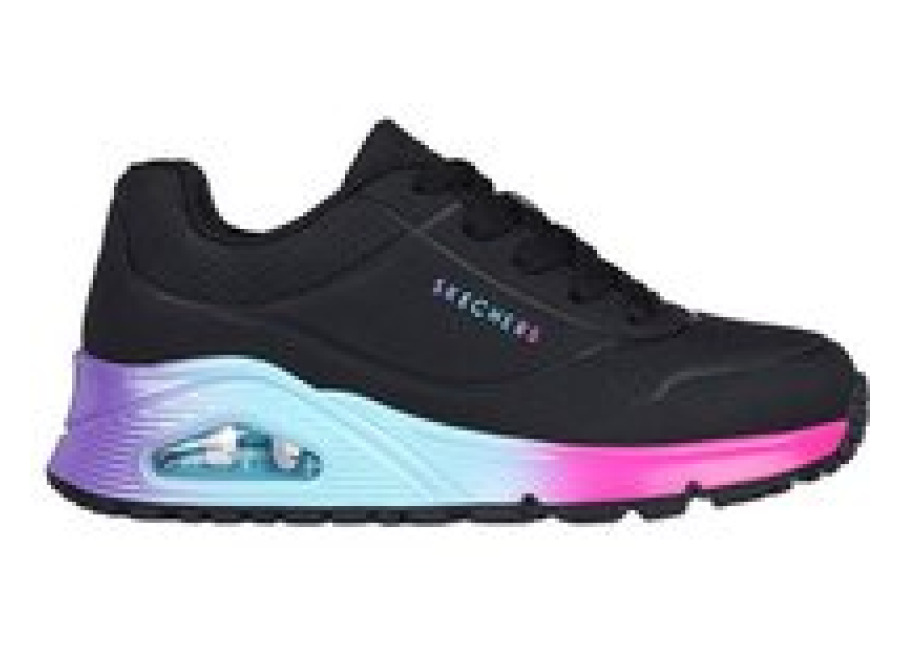 Zapatillas Skechers Uno Gen1 Pop of Ombre Negro Niño