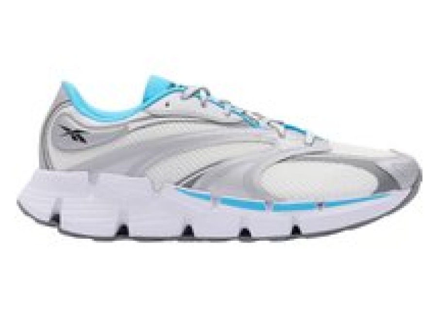 Reebok Unisex Zig Hypnotica White/future Cyan/barely Grey | Zapatillas Running Outlet | Unisex | Gris