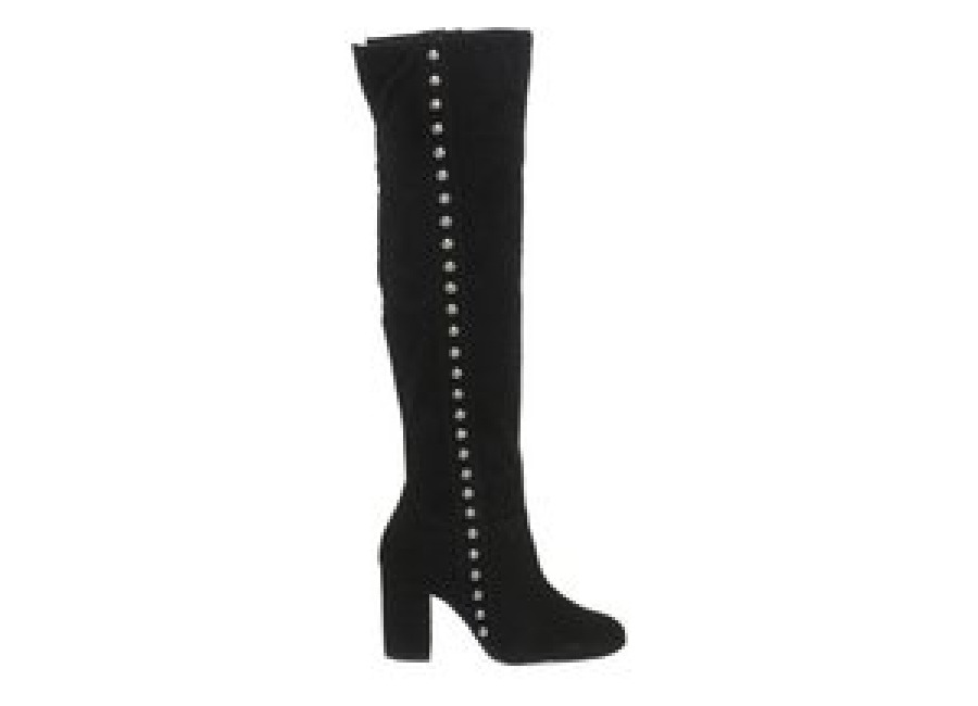 Guess-Botas de tacón de piel acabado en ante FLDAN3SUP11 para Mujer