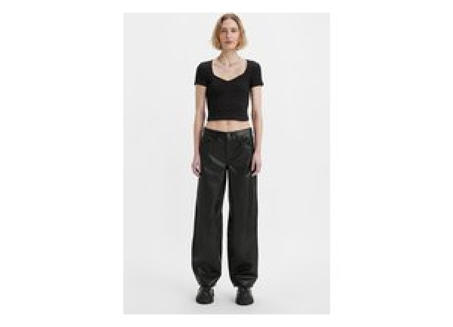 Levi’s Fx Leather Pant Black Talla: W26L30 | Pantalones de Cuero Outlet | Mujer | Negro