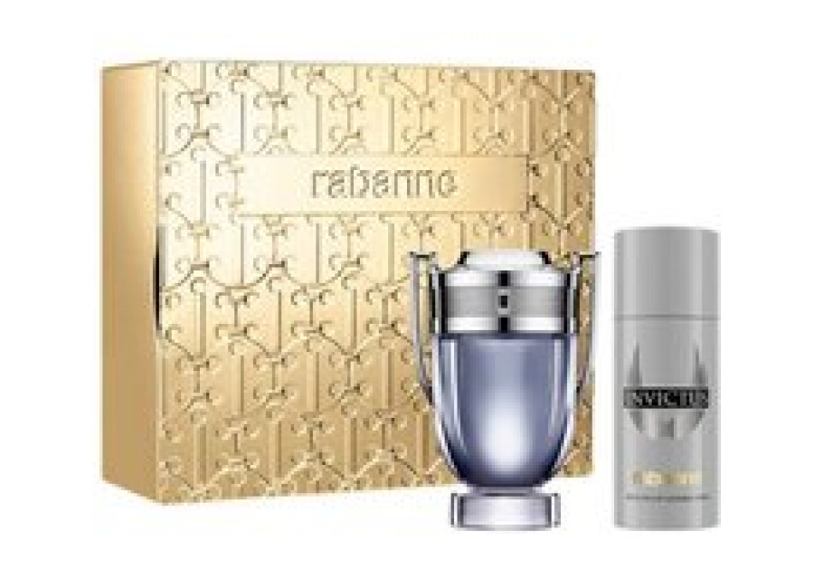 Paco Rabanne – Invictus Set Regalo hombre Eau de Toilette 100 ml + Desodorante 150 Ml. | Estuche regalo hombre | Frescura Heroica, Energía Marina y el Aroma Inconfundible del Campeón 🏆🌊⚡