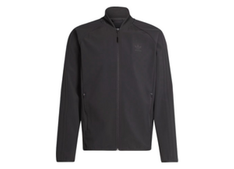 Adidas SST Bonded – Chaqueta deportiva para hombre negra con cremallera