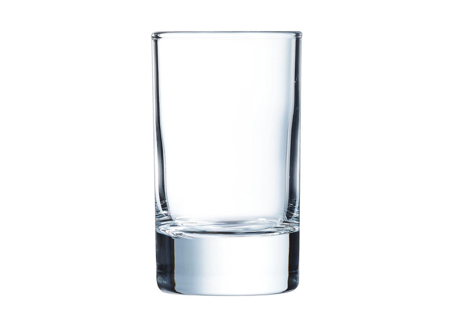 Arcoroc Juego 6 vasos tubo 10cl vidrio transparente Islande Arcoroc
