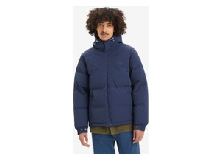 Levi’s Rickridge Short Puffer Coat In Navy | Chaquetas de Invierno Outlet | Hombre | Azu