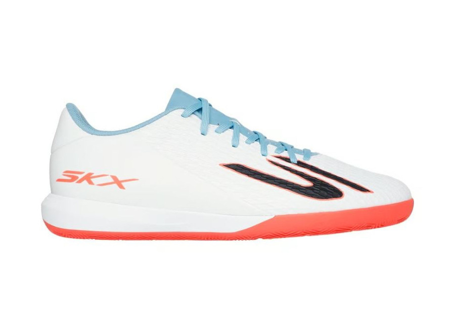 Zapatillas de fútbol sala Skechers Skx_2 Club Ic Hombre Blanco/Turquesa