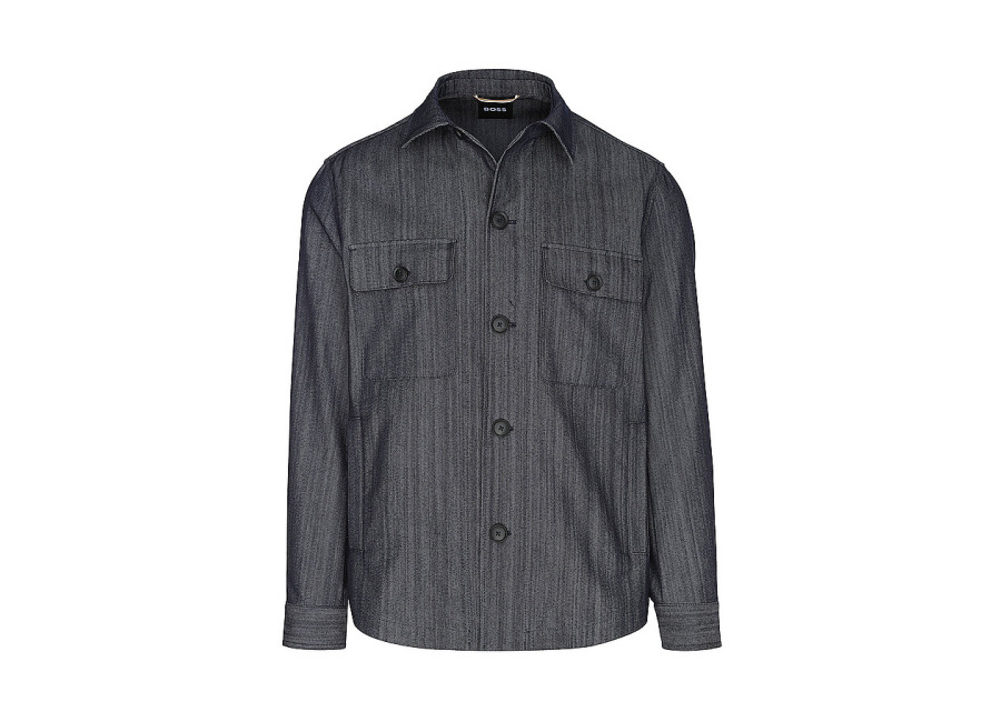 BOSS Nombre del producto: Chaqueta azul oscuro