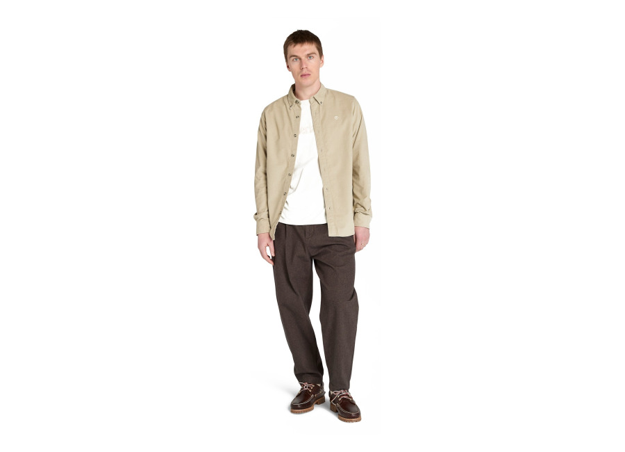 Timberland Corduroy Shirt Island Fossil | Camisas Casuales Outlet | Hombre