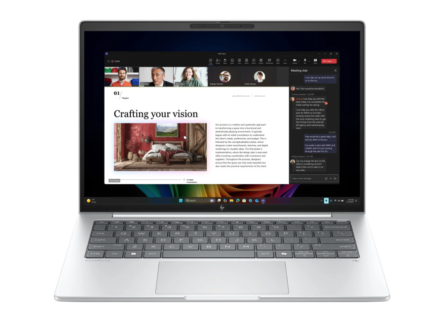 HP Portátil Profesional HP EliteBook 8 G1a 14″ con IA