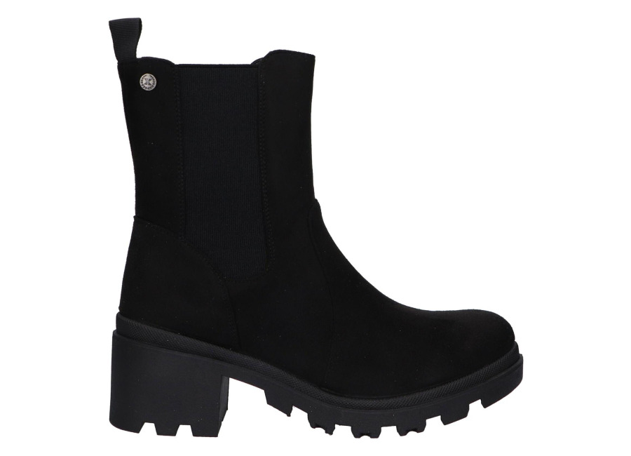 Xti women’s ankle boots 130057 Black anteline