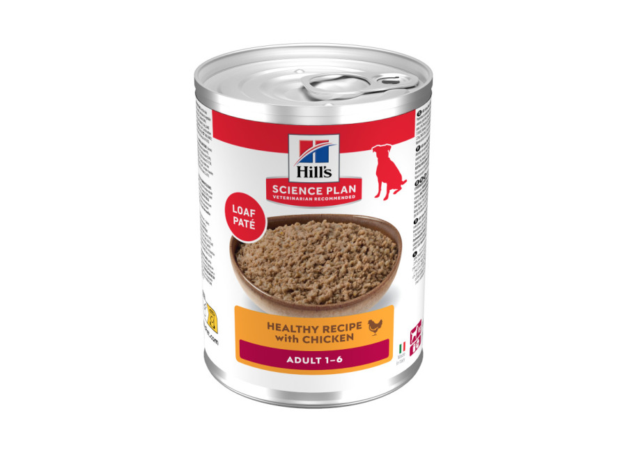 24 latas x 370 g Hill’s Science Plan Adult pollo lata para perros ¡Pack ahorro!