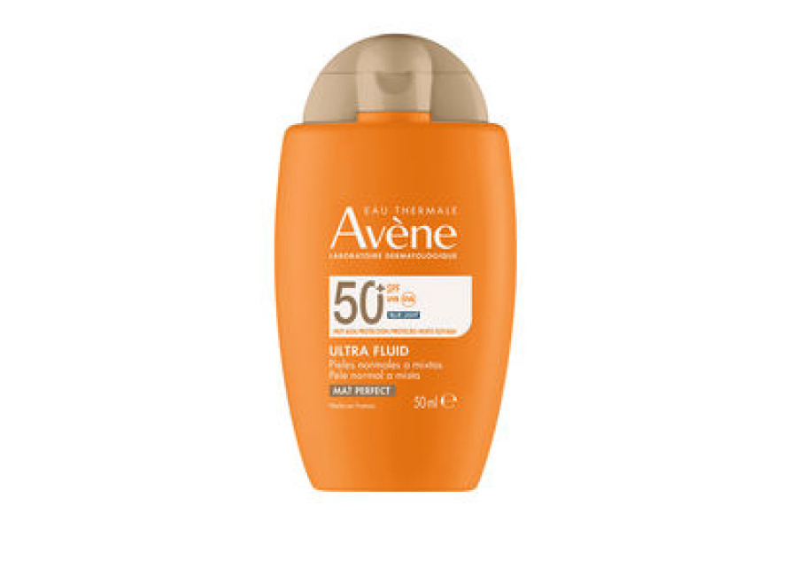 Avène SOLAIRE ULTRA FLUIDO MAT PERFECT protector solar facial tono universal SPF50 50 m