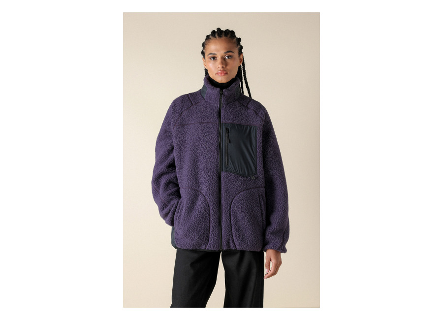 Mizuno Unisex Sl Polartec Thermal Rev.jacket Midnight Plum | Chaquetas de Invierno Outlet | Unisex | Magenta