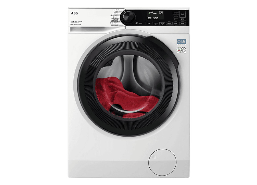 Aeg Lavadora secadora – AEG , 11 kg + 7 kg, 1400 rpm, 12 programas, Lavado y secado 20 min, Higiene con Vapor, Blanco