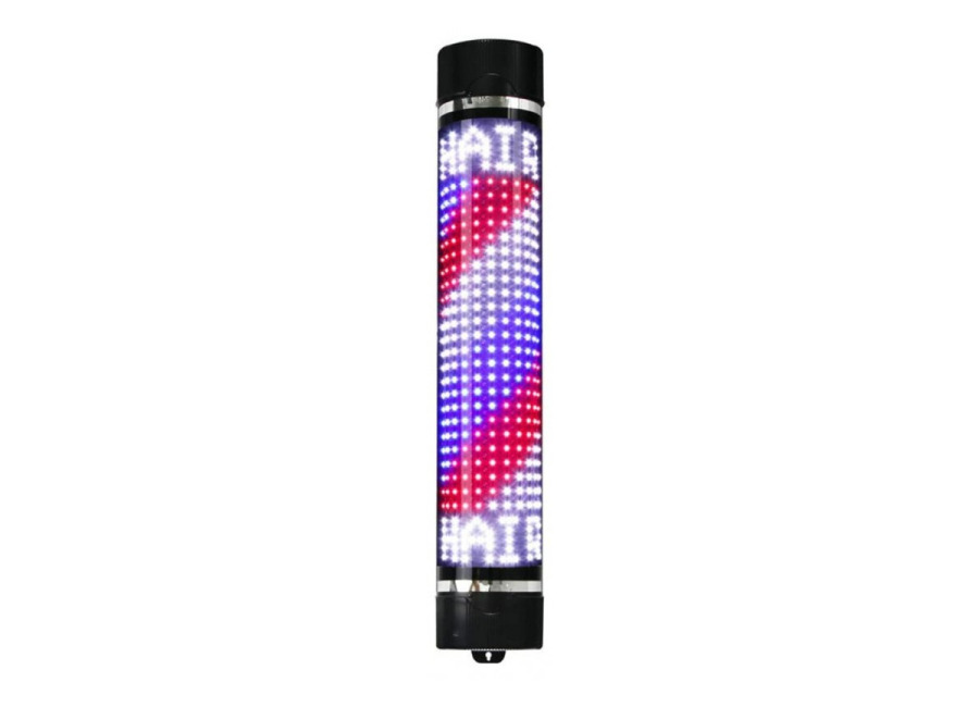 BARBER POLE CON LUZ LEDS