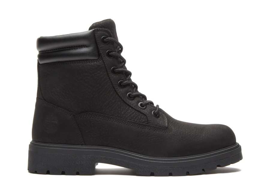 Timberland Auburn Falls 6 Inch Lace Up Waterproof Boot Black Nubuck | Botas Outlet | Hombre | Negro