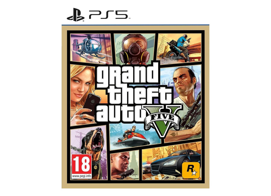 Grand Theft Auto V – Juego Rockstar Games GTA V para Sony Playstation PS5 – Nuevo Original Precintado PAL España