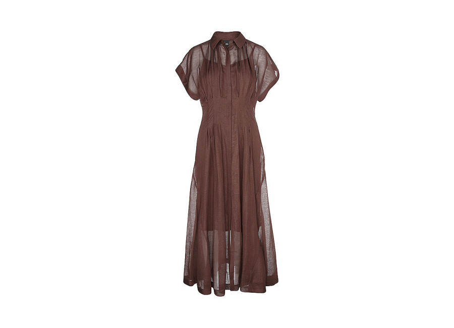 BOSS Midikleid DAVINATA marrón | 44