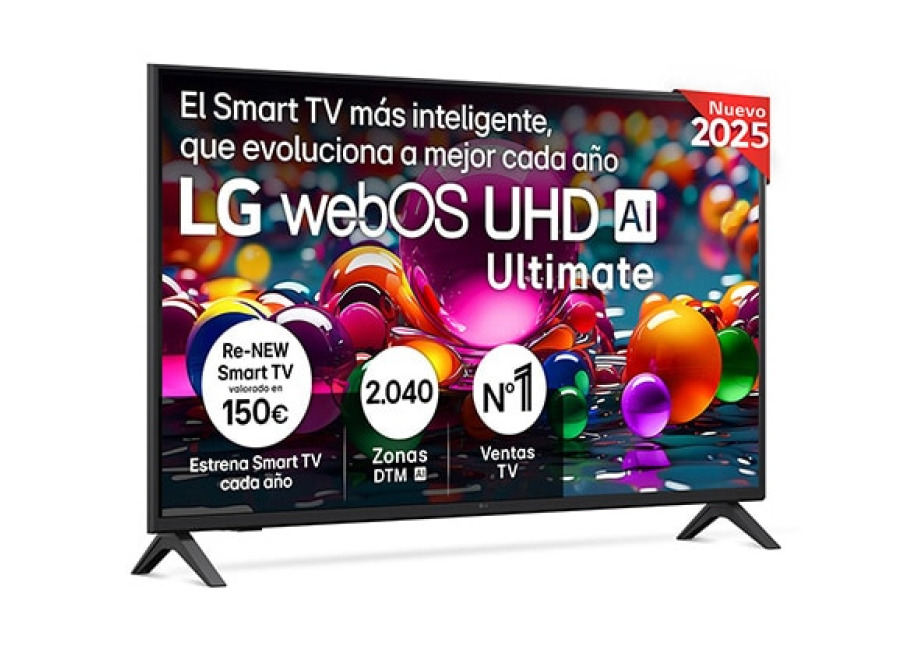 Smart TV LG UHD Ultimate AI UA72 43 pulgadas 4K 2025 – 43UA72006LA.AEU | LG ES