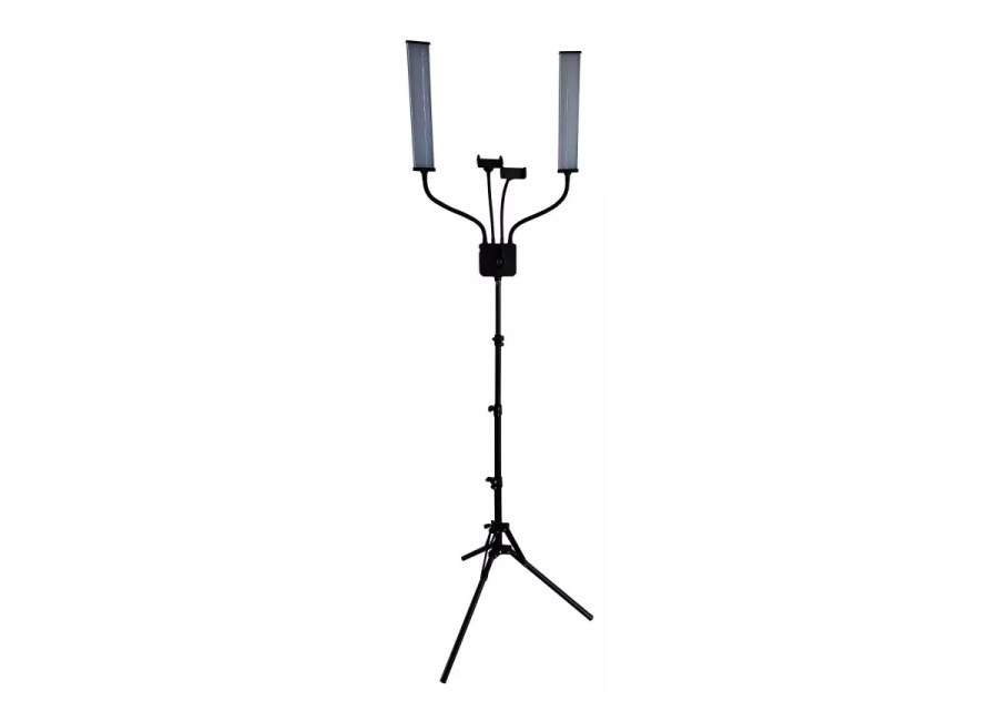 LÁMAPARA DOBLE BRAZO LUZ LED DE RELLENO GRADUAL