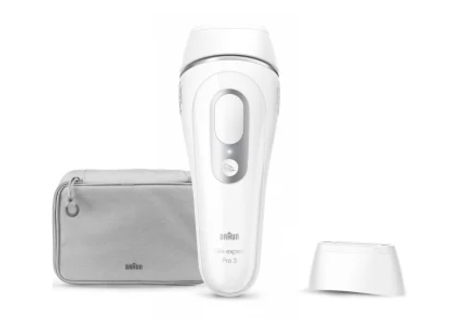 Depiladora Luz Pulsada Braun Silk-expert Pro 3 L3020, Luz Pulsada IPL, Cabezal de Contacto con la Piel