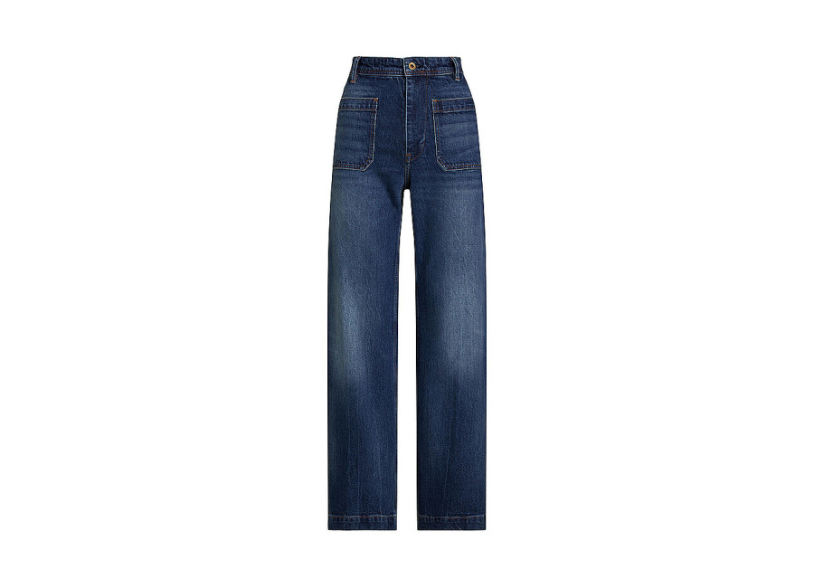 POLO RALPH LAUREN Jeans Corte Acampanado azul oscuro