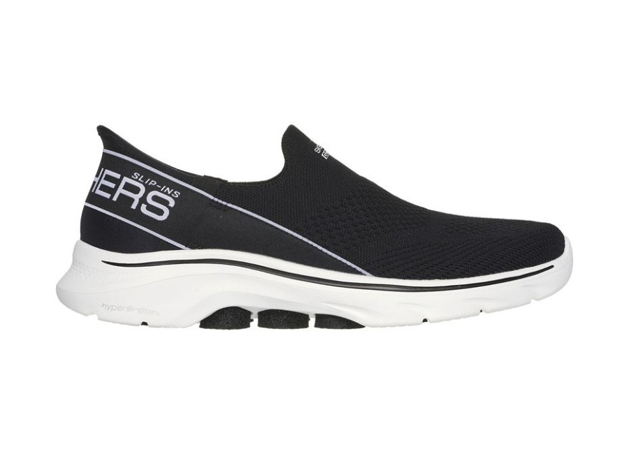 Zapatillas Skechers Go Walk 7 – Mia Slip-Ins Mujer Negro / Blanco