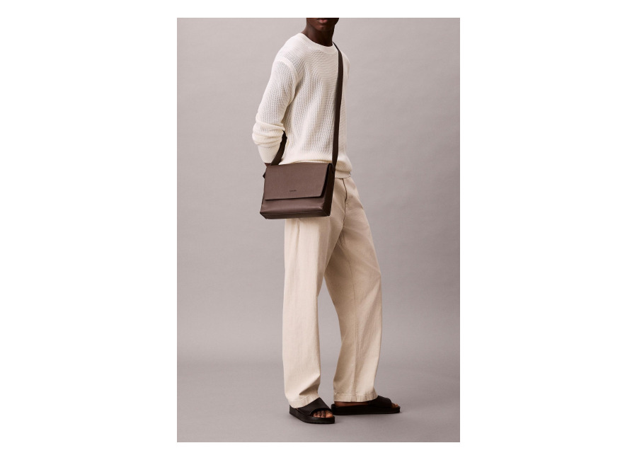 Calvin Klein Micro Pebble Messenger Delicioso Talla: OS | Bolsos de Mensajero Outlet | Hombre | Marrón