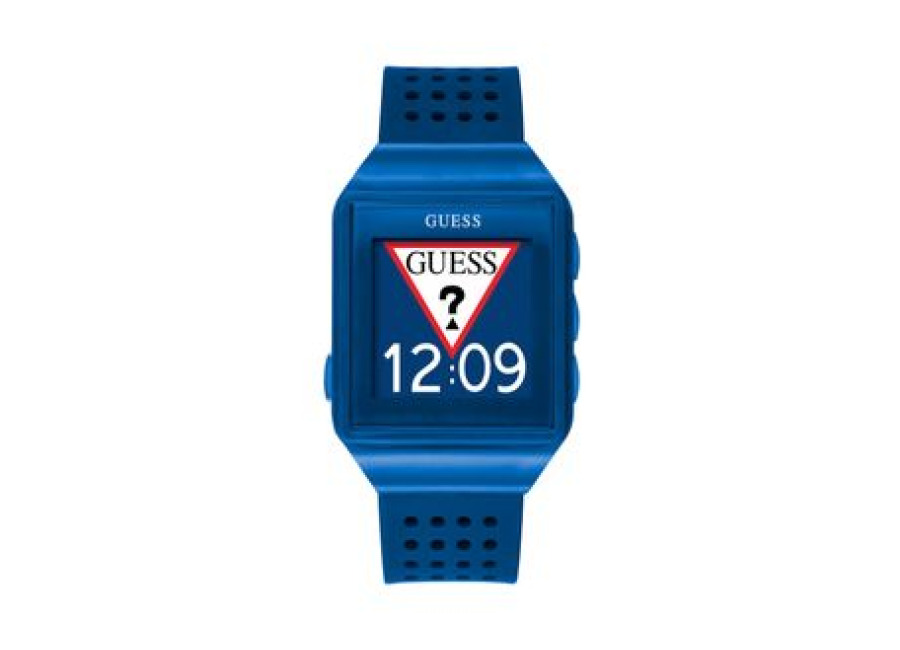 Guess Reloj Inteligente Guess Connect Digital+ 38,00 Mm Pulsera De Nylon Azul Con Cierre De Hebilla Normal Control De Ritmo Cardiaco, Sueño Y Modos Deportivos Compatible Con Android, Io