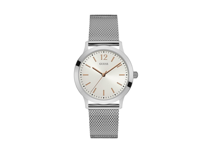 Guess Reloj Hombre Analogico Cuarzo con Correa de Acero W0921G1