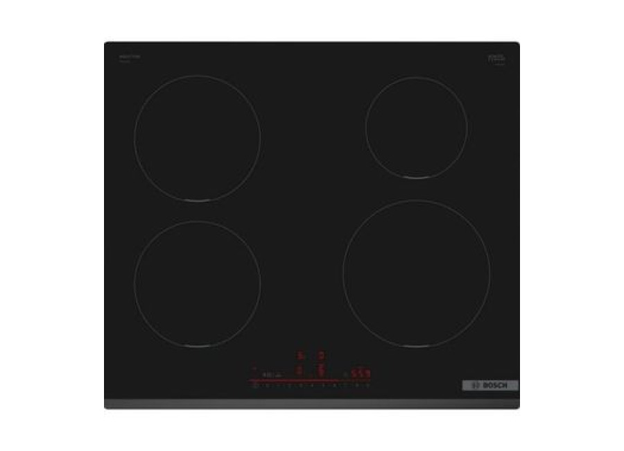 Placa De Inducción Bosch Serie 6 Pie631hb1e Integrado 60 Cm 4 Zonas Negro