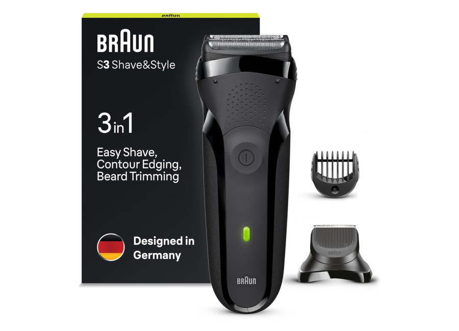 Braun Series 3 300BT – Afeitadora eléctrica 3 en 1, maquinilla para hombre, Producto Europeo con Garantía Oficial.