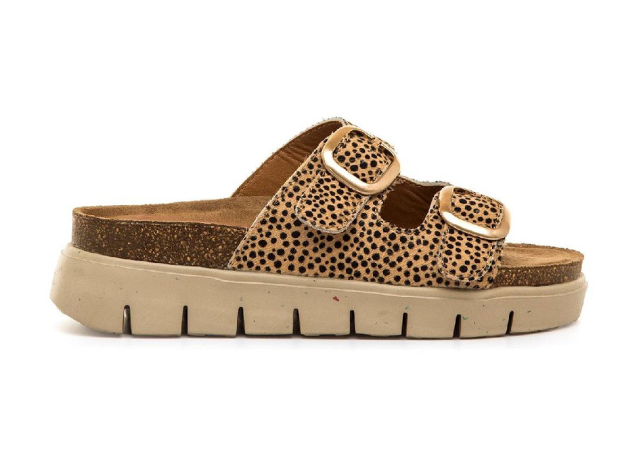 SANDALIAS DE MUJER MUSTANG LION MARRON 54160 62658