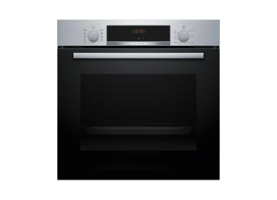 Horno Multifunción Bosch HBA514ES3, 3400 W, 71 L, Apertura Abatible, 7 Funciones de Cocción, Eficiencia A+ – Inox