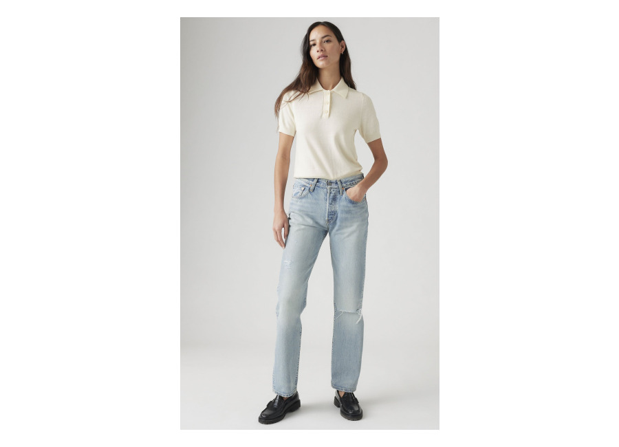 Levi’s 501® Original Jeans Blue Talla: W31L32 | Vaqueros Rectos Outlet | Mujer | Azul