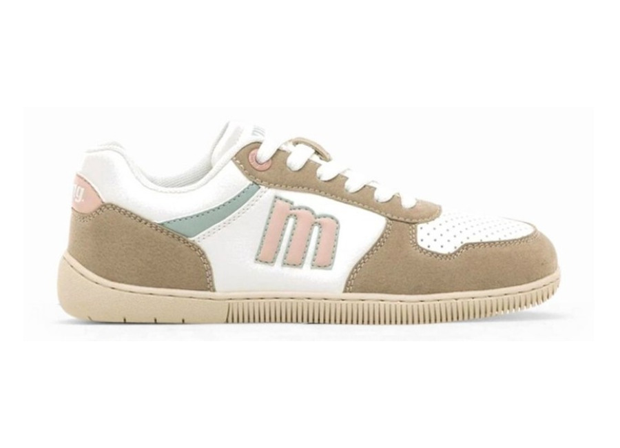 Sneakers Mujer Mustang Modelo Barefoot 60840 en Tono Beige, Cómodas y Modernas