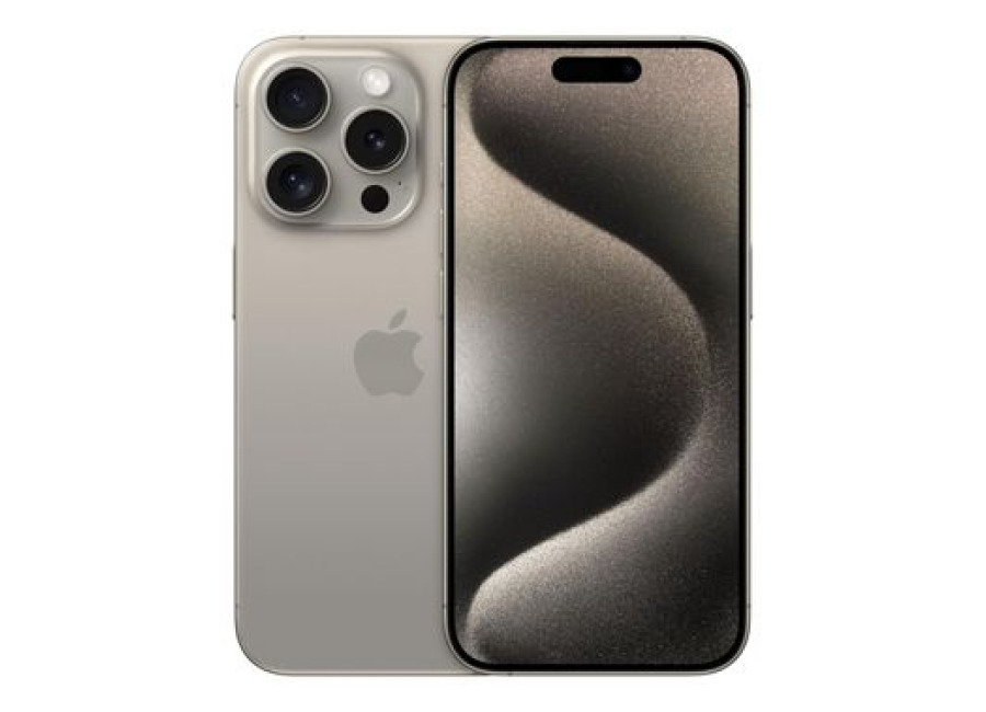 Iphone 15 Pro 128 Gb Natural Titanio Reacondicionado – Grado Satisfactorio ( C )