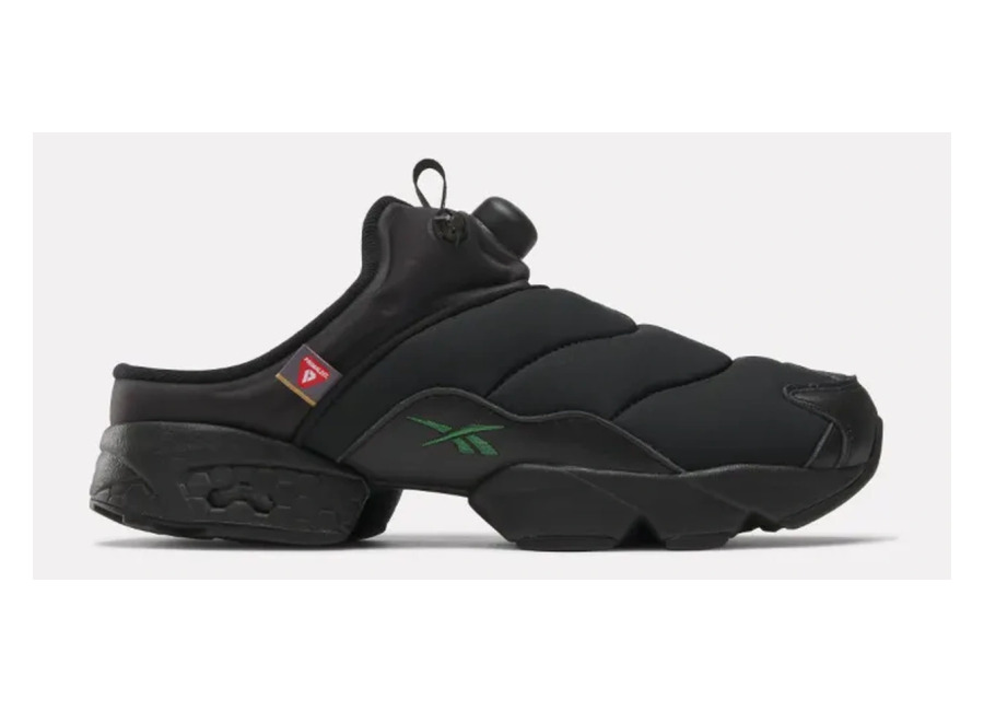 Reebok Unisex Instapump Fury Mule Black/black/green | Zapatillas Indoor Outlet | Unisex | Negro