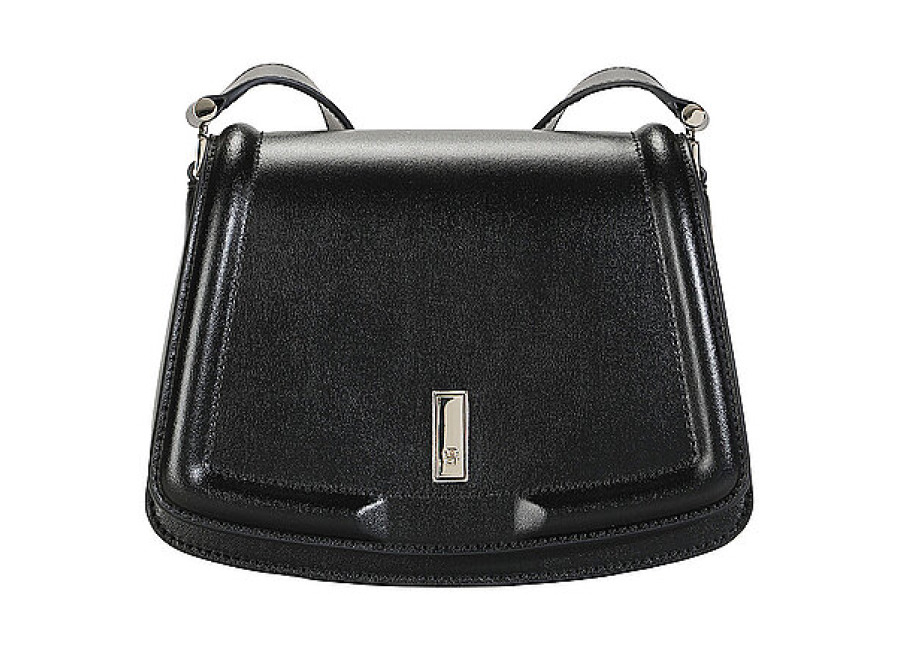 BOSS Bolso de piel – Mini Bolso ARIELL SADDLE N: negro