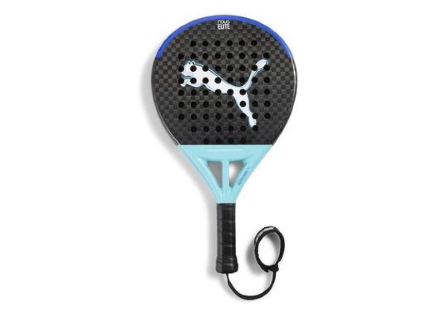 Pala Puma Nova Elite Control Negro Azul Turquesa