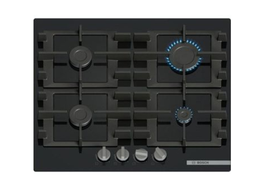 Placa De Gas Bosch Serie 4 Pnp6b6k40 4 Zonas Negro
