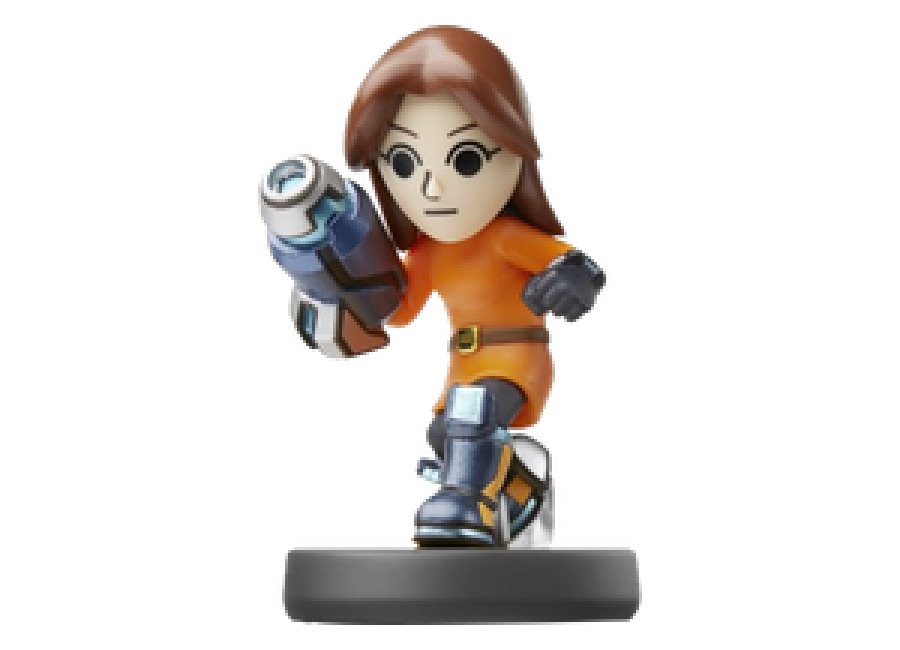 Reacondicionado: Figura Amiibo Mii Gunman Tiradora Super Smash Bro