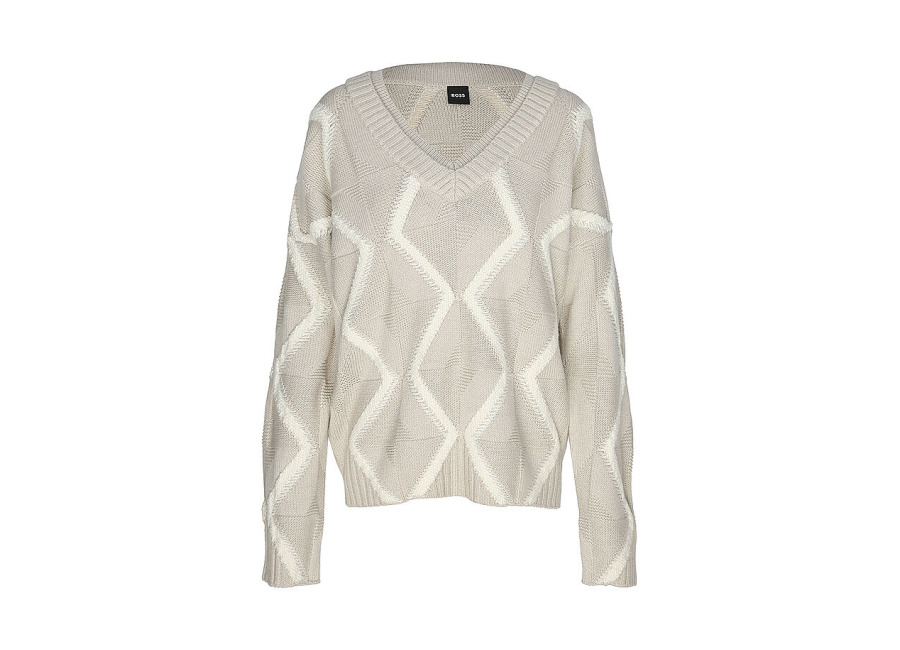 BOSS Pullover FLARIN beige