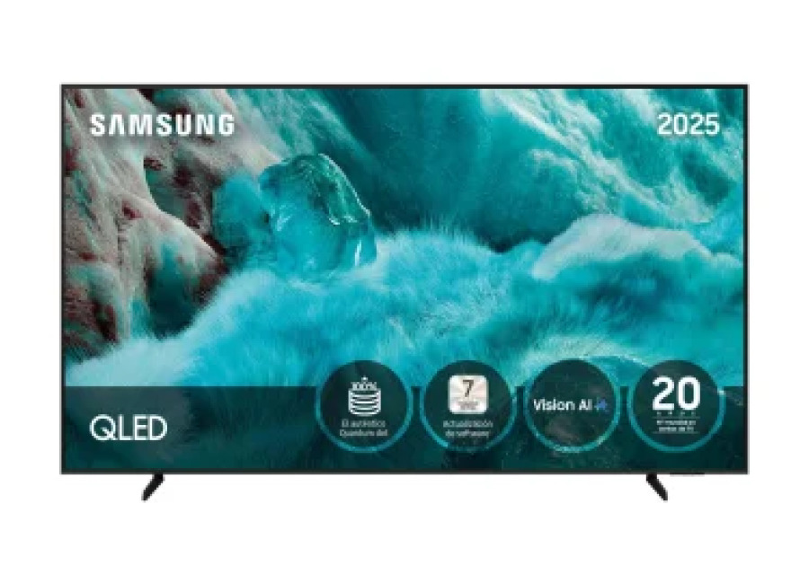 Smart TV QLED 85″ (215,9 cm) Samsung TQ85Q7FAAU con IA, 4K UHD, 50 Hz, HDR, OTS Lite, Color Booster Pro
