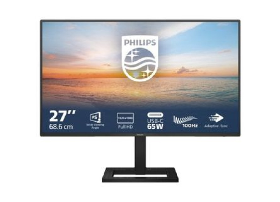 Monitor Philips 1000 Series 27e1n1300ae/00 27″ 1080p 100hz Ips Usb-c Altura Ajustable Altavoces
