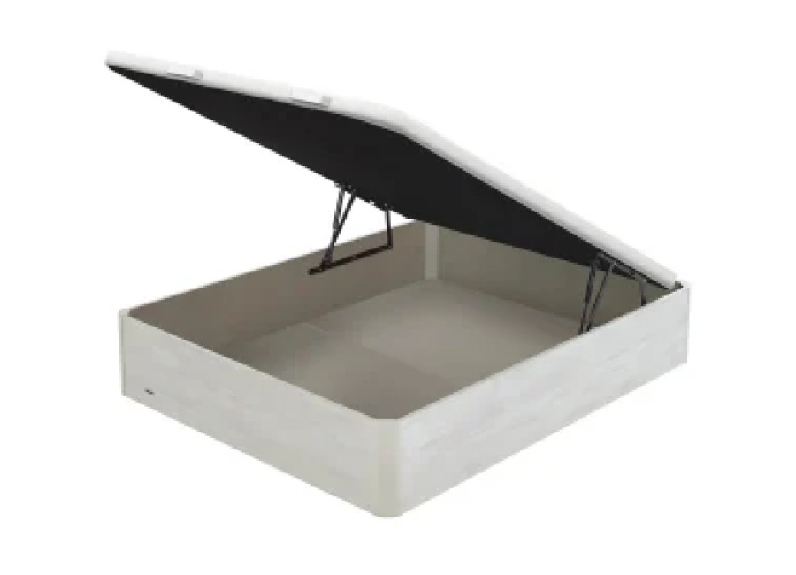 Canapé Abatible Madera 25 Tapa Tapizada AD Blanco Veta 105×200 cm FLEX