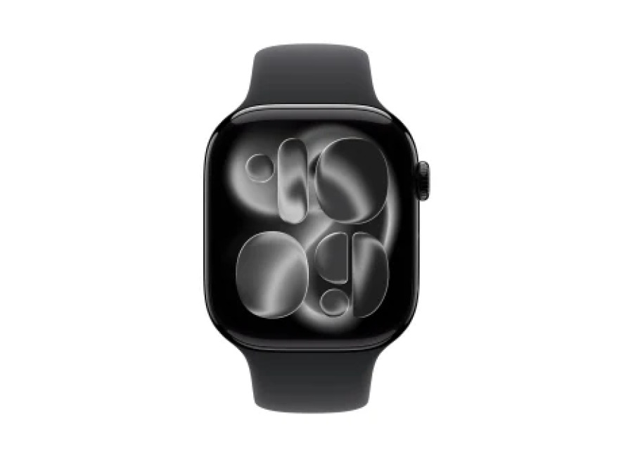 Apple Watch Series 11 GPS 46 mm Aluminio Negro Azabache con Correa deportiva Negra