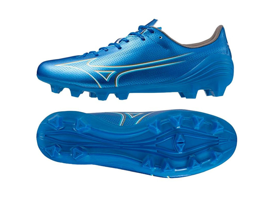 Botas de Fútbol Mizuno Alpha Select Azul Eléctrico